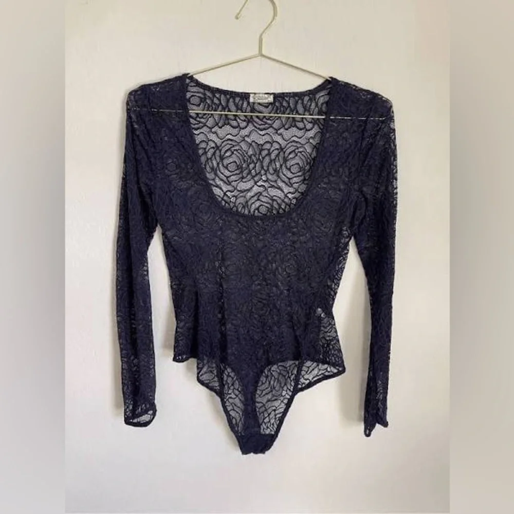 NWT - Free People x Intimately In My Head Navy Bodysuit - Size S